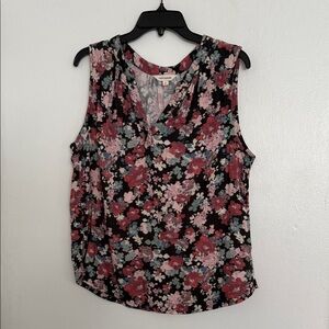Lucky Brand Multicolor Floral Blouse